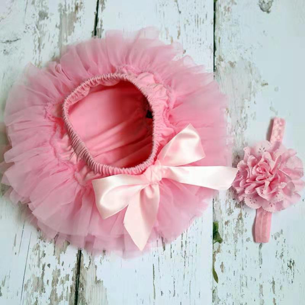 Summer Clothing Newborn - Bloomers con volantes de gasa de