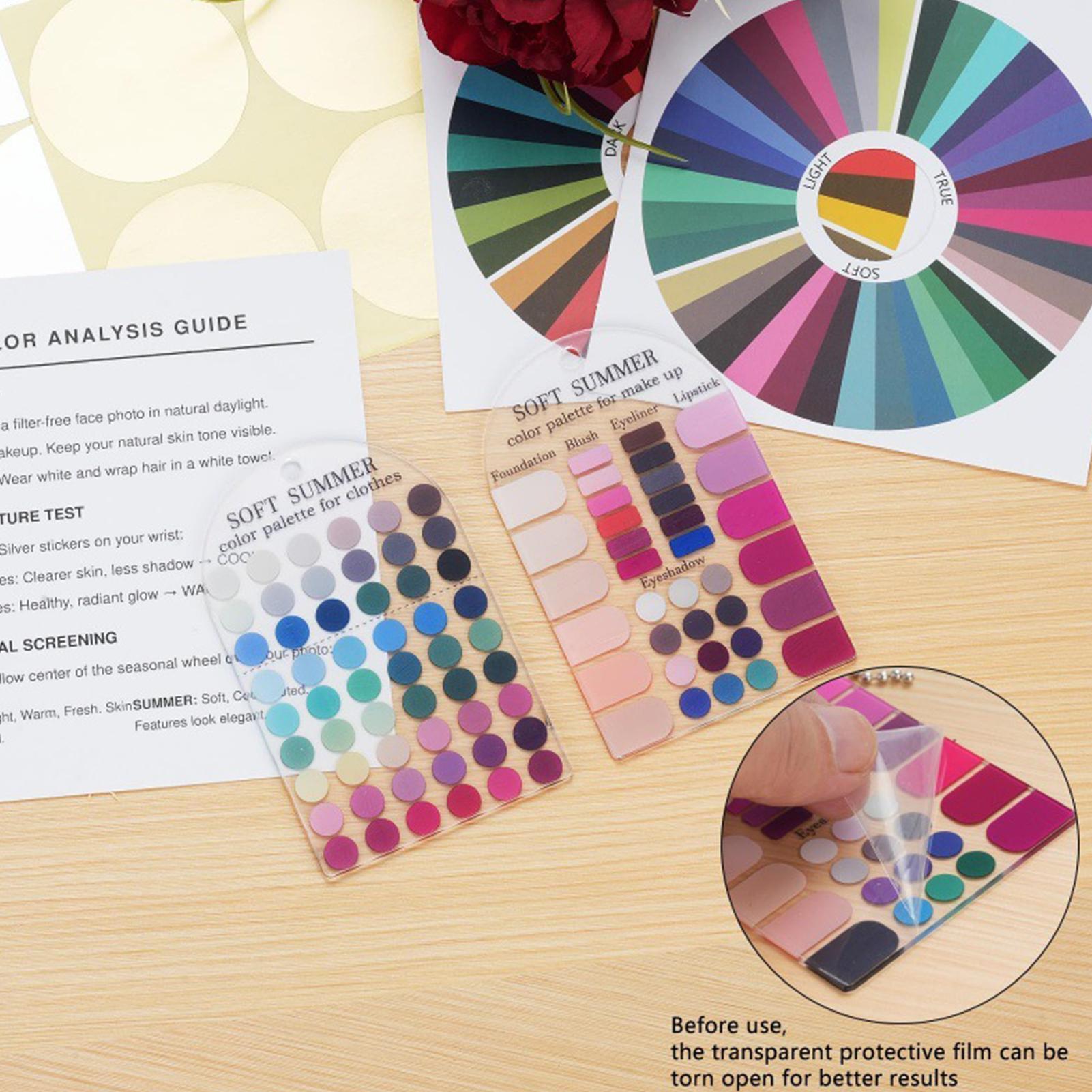 Summer Clothing Palette - Tarjetas de Paleta de Colores Soft