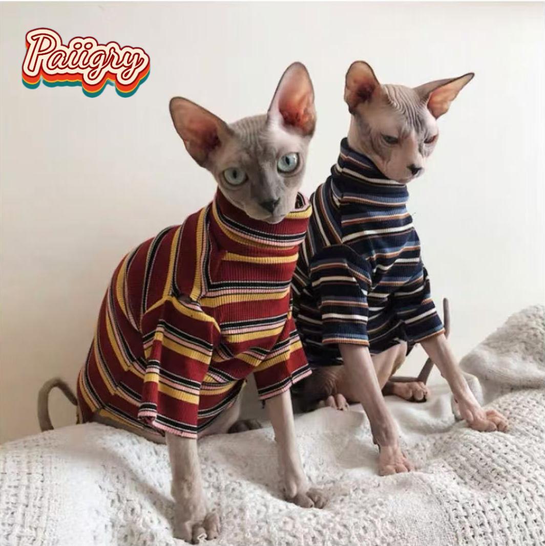 Summer Clothing Must Haves - Camiseta Retro para Gatos de Clima