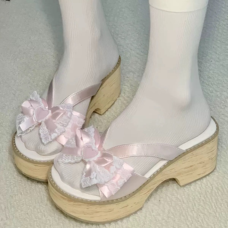 Summer Clothing Petite - Sandalias de Plataforma con Suela Gruesa