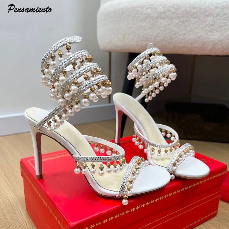 Summer Clothing Petite - Sandalias de gladiador de lujo con