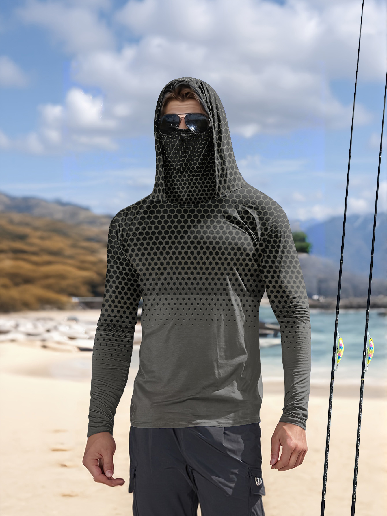 Summer Clothing Sets - Conjunto de Pesca para Hombre, Verano