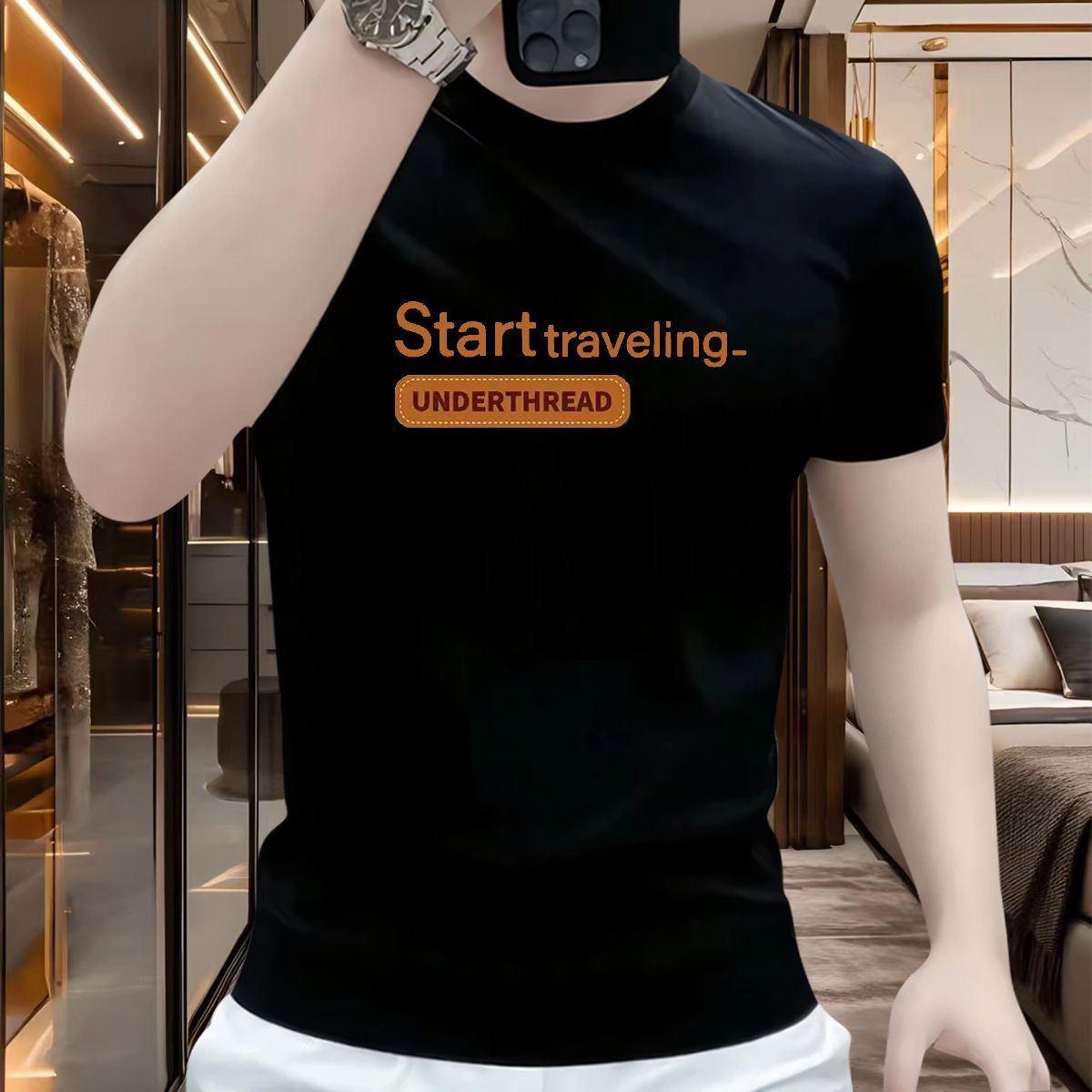 Summer 2025 Clothing Essentials - Nueva camiseta de manga corta de