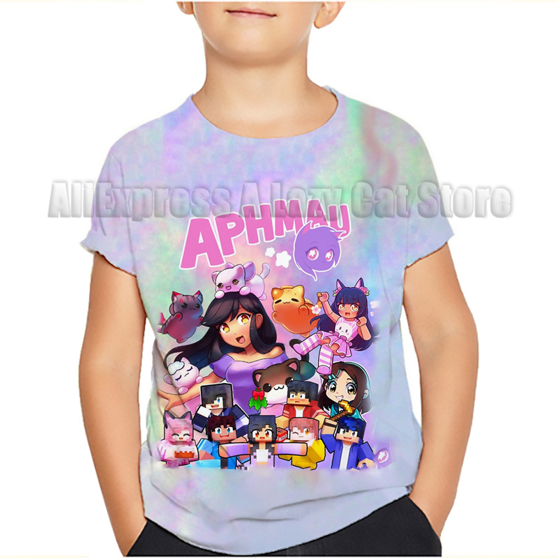Aphmau Meows camisetas de dibu - Summer Clothing Newborn reseña y precio