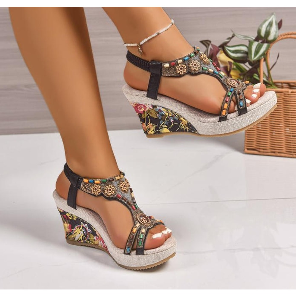 Sandalias de Plataforma con Cu - Summer Clothing Petite reseña y precio