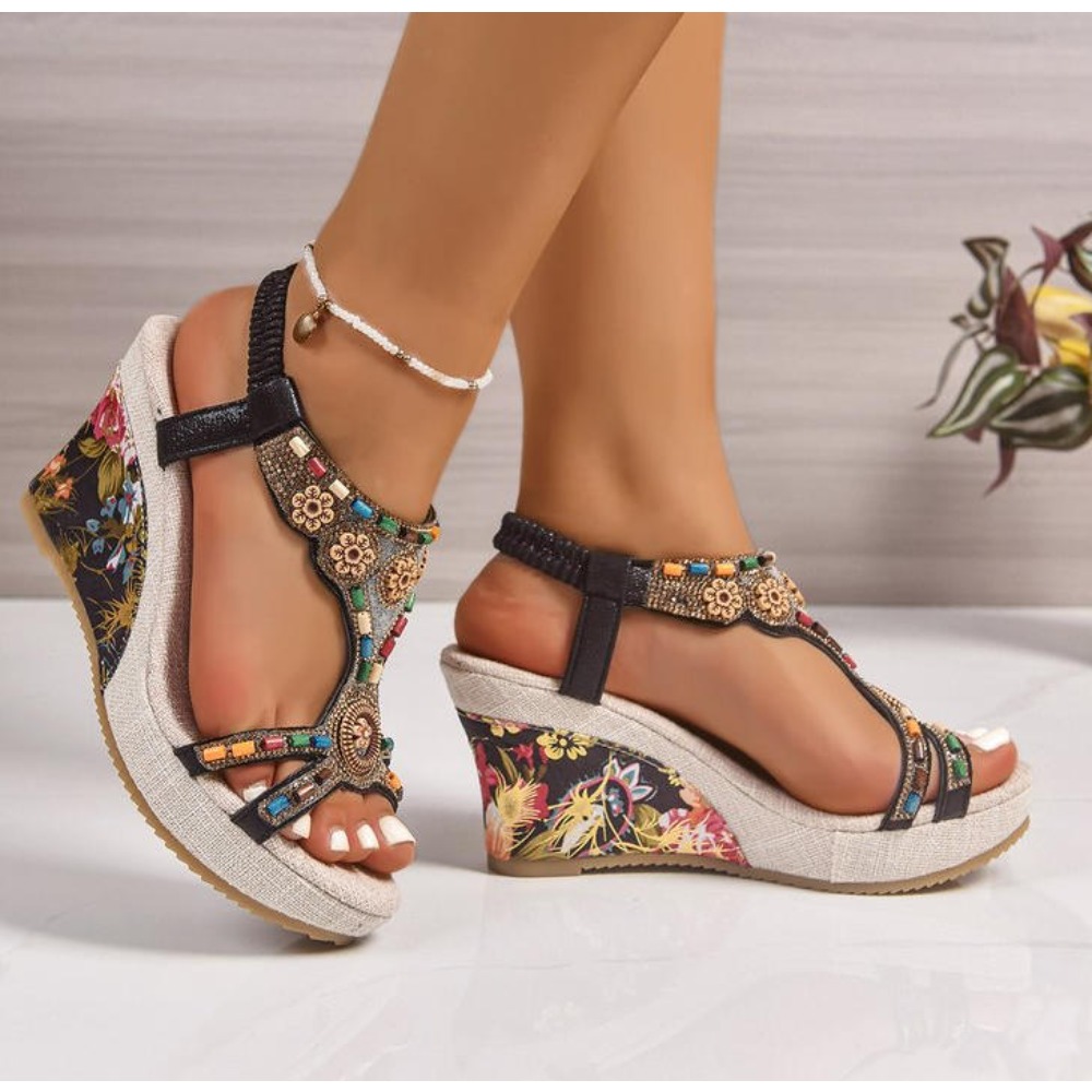 Sandalias de Plataforma con Cu - Summer Clothing Petite reseña y precio