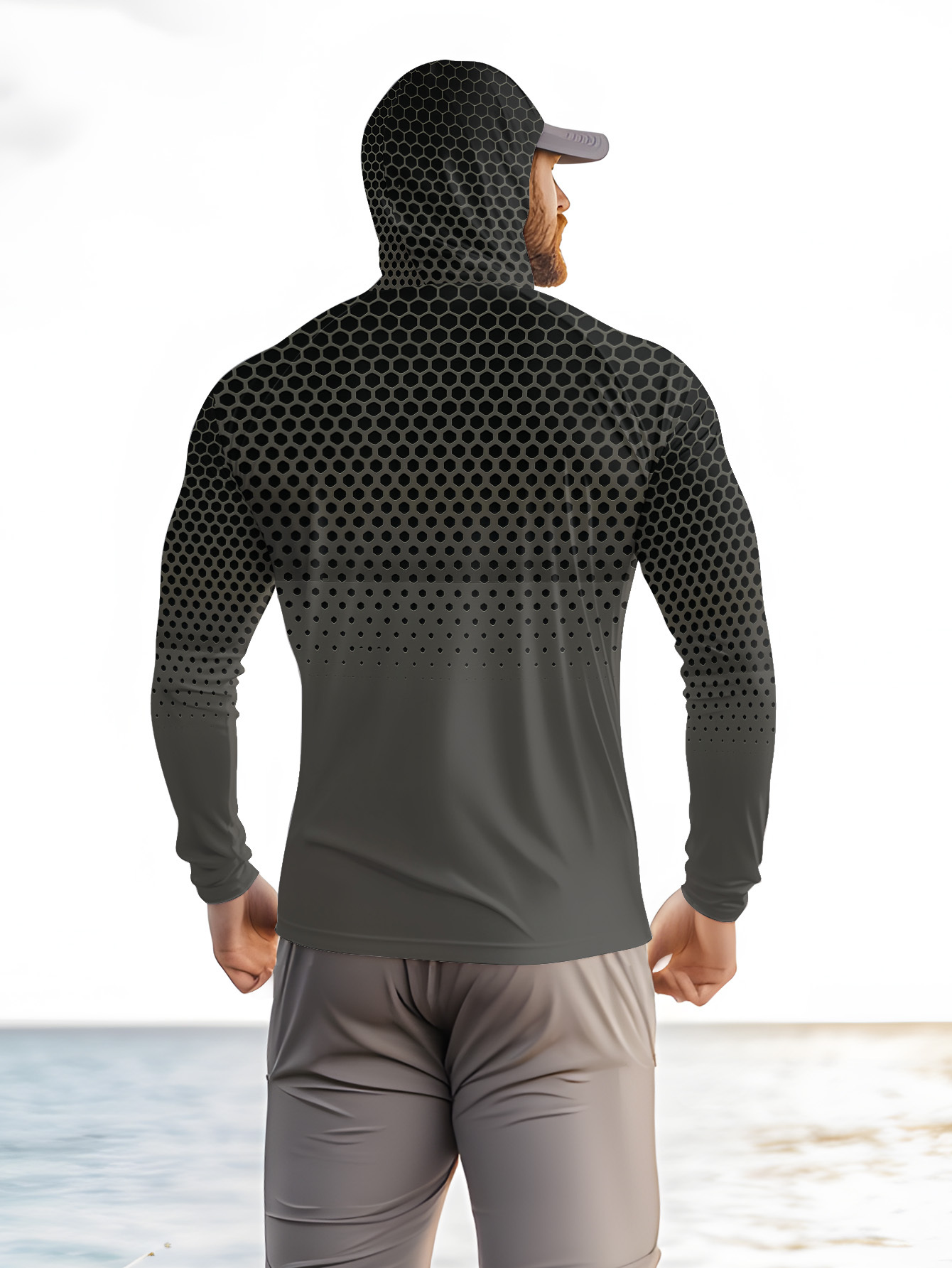 Camisa de pesca con capucha pa - Summer Clothing Mens reseña y precio
