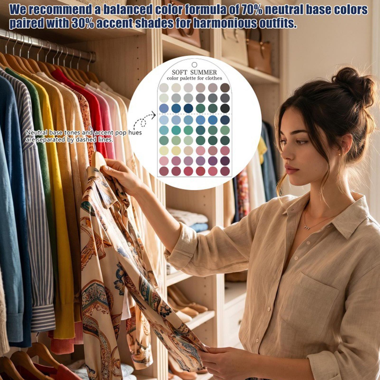 Tarjetas de Paleta de Colores  - Summer Clothing Palette reseña y precio