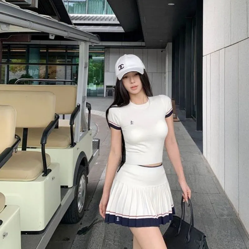 Traje de Dos Piezas Coreano de - Summer Golf Clothing reseña y precio