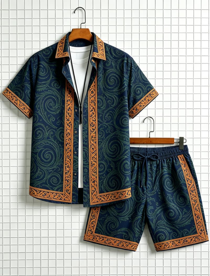 Conjunto de camisa de manga co - Summer Clothing Haul reseña y precio
