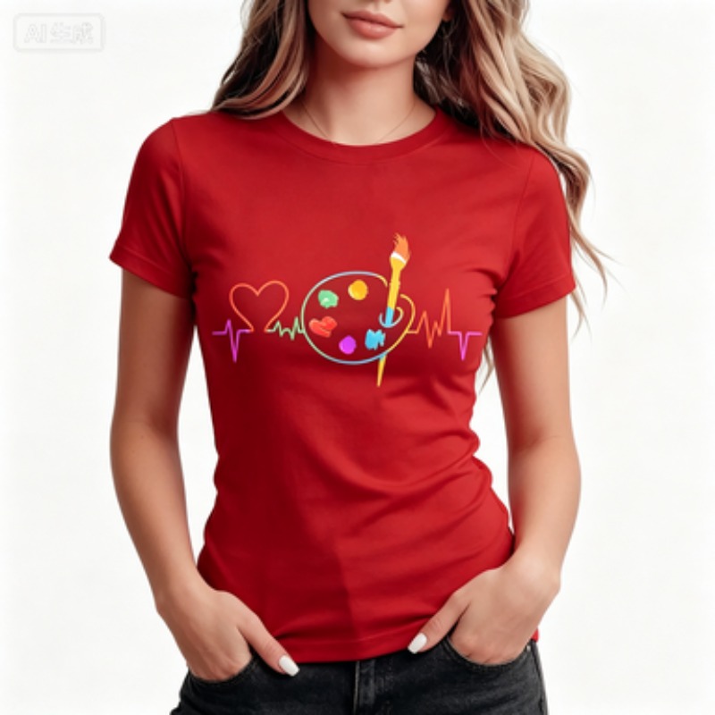 Camiseta Casual de Cuello Redo - Summer Clothing Palette reseña y precio
