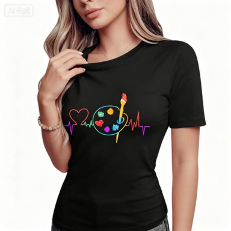 Camiseta Casual de Cuello Redo - Summer Clothing Palette reseña y precio