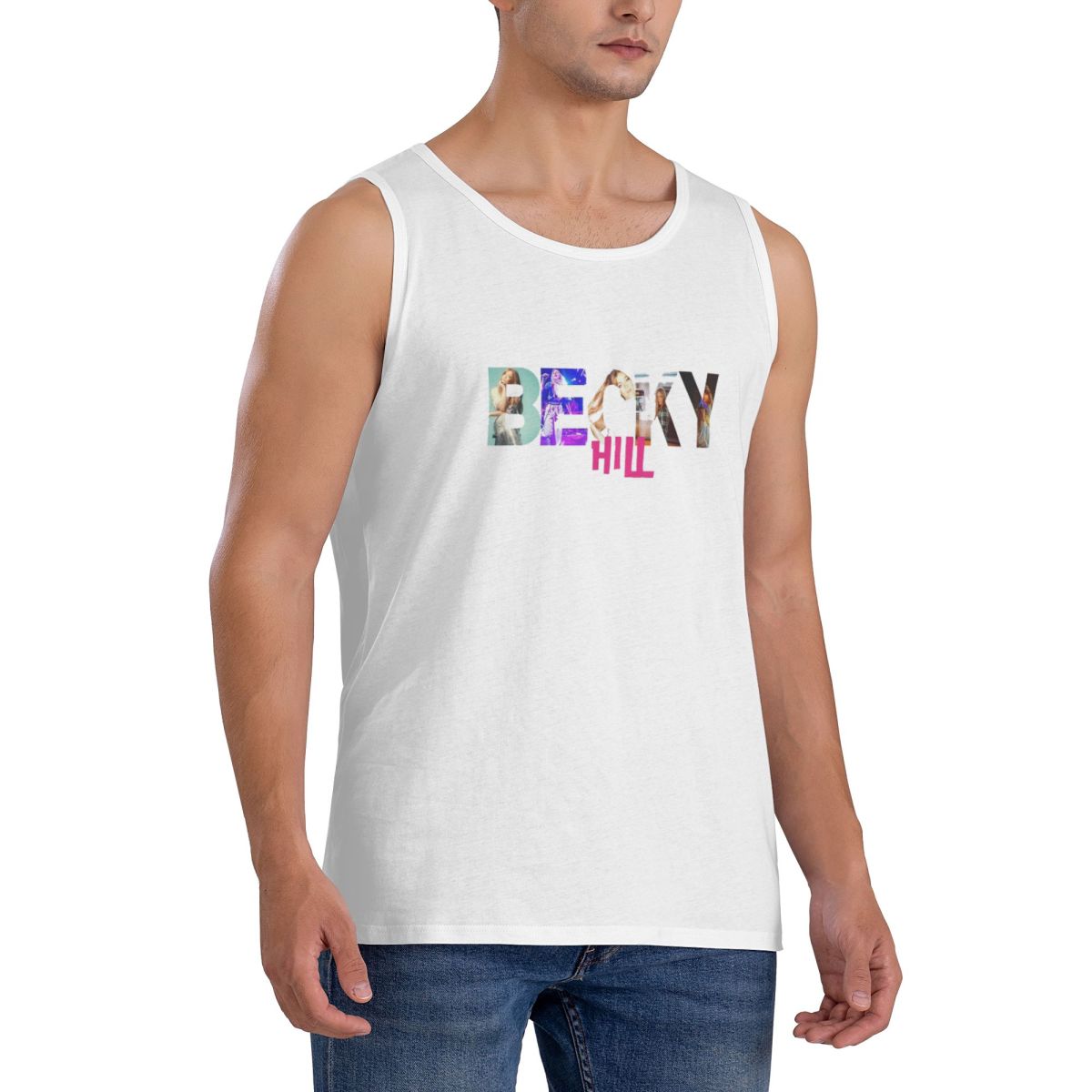 Camiseta sin mangas con estamp - Summer Hill Clothing reseña y precio