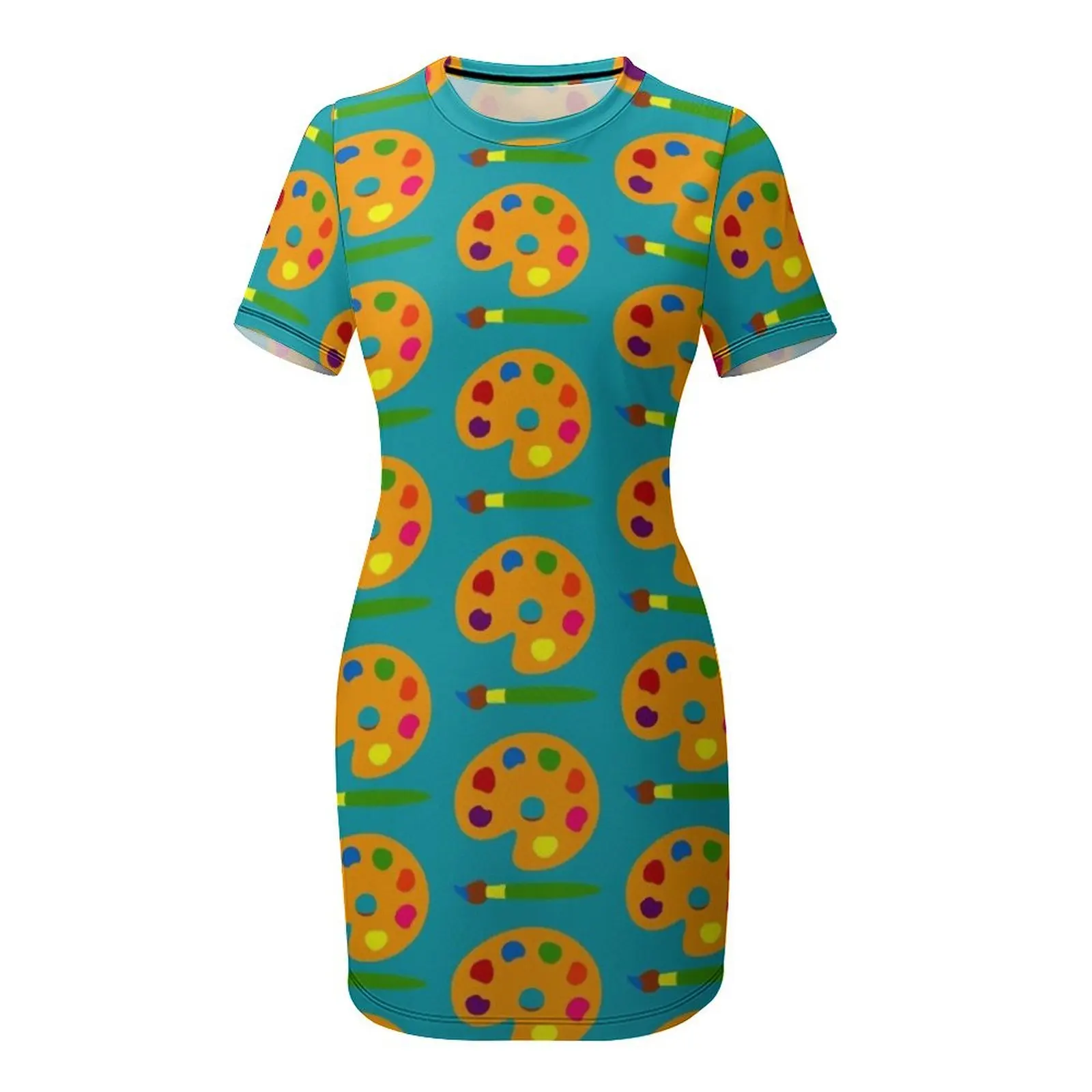 Vestido de manga corta con pal - Summer Clothing Palette reseña y precio